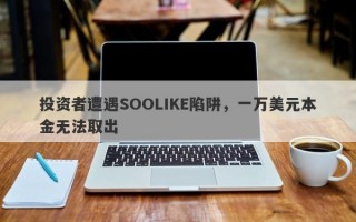 投资者遭遇SOOLIKE陷阱，一万美元本金无法取出