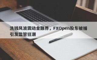 洗钱风波震动金融界，FXOpen股东被捕引发监管狂潮