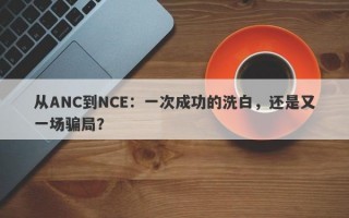 从ANC到NCE：一次成功的洗白，还是又一场骗局？