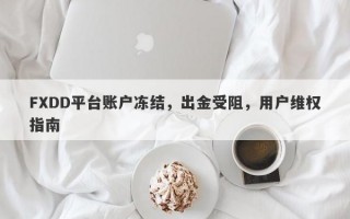 FXDD平台账户冻结，出金受阻，用户维权指南