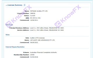 These issues of Mitrade are lure customers with Australian licenses!Intersection