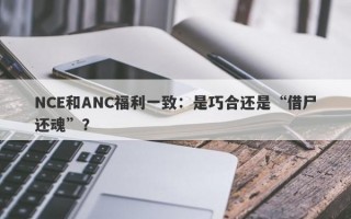 NCE和ANC福利一致：是巧合还是“借尸还魂”？