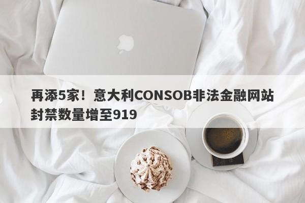 再添5家！意大利CONSOB非法金融网站封禁数量增至919-第1张图片-要懂汇圈网