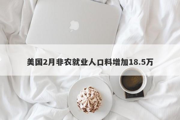 美国2月非农就业人口料增加18.5万-第1张图片-要懂汇圈网