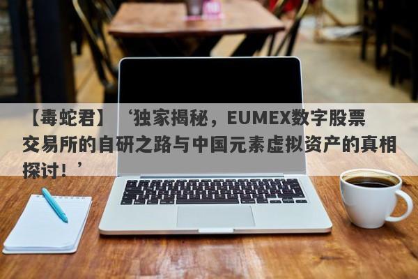 【毒蛇君】‘独家揭秘，EUMEX数字股票交易所的自研之路与中国元素虚拟资产的真相探讨！’-第1张图片-要懂汇圈网